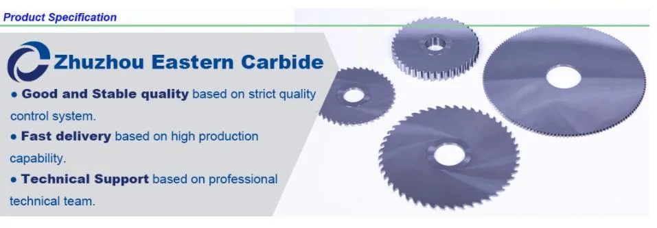 Tungsten Carbide Circular Blade for Cutting Paper Tube